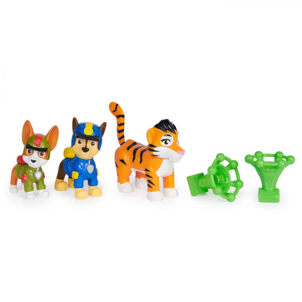 Patrula Catelusilor Jungle Pups Set 3 Figurine Chase Tracker Si Tigrul [2]