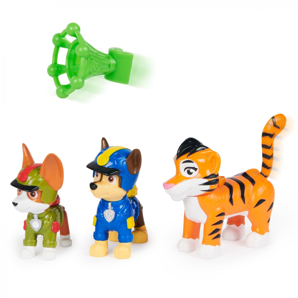 Patrula Catelusilor Jungle Pups Set 3 Figurine Chase Tracker Si Tigrul [4]