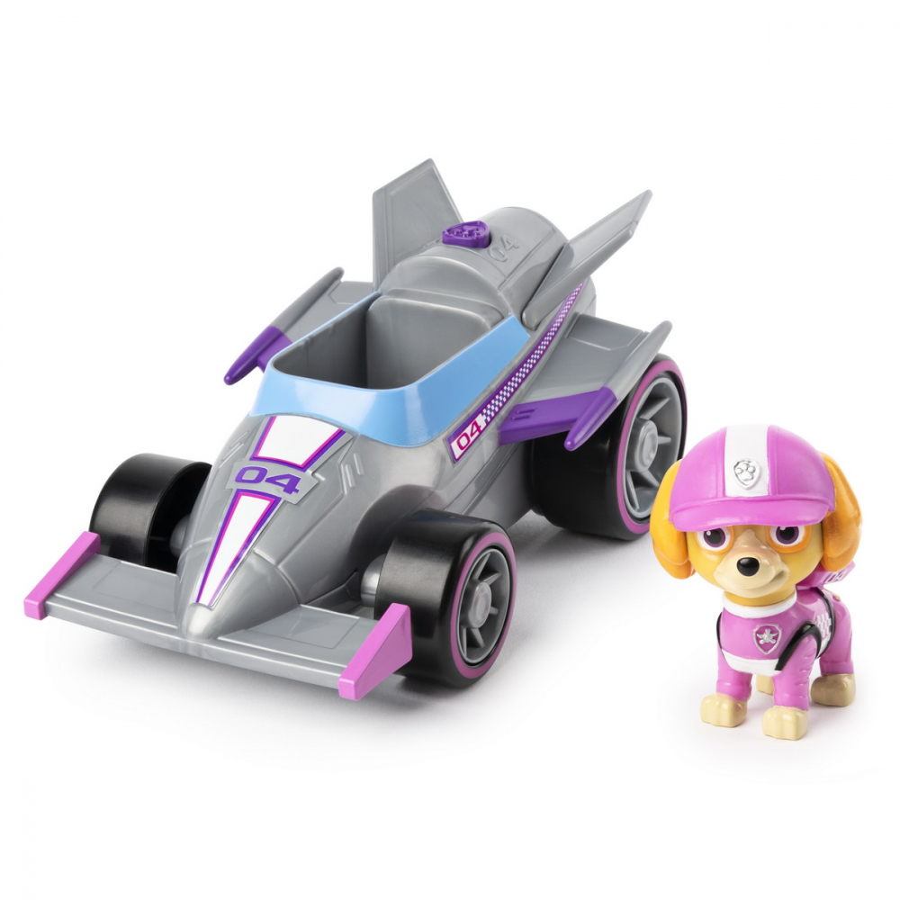 Patrula Catelusilor Skye Masina De Curse Cu Sunete Si Motor Pull-Back [3]