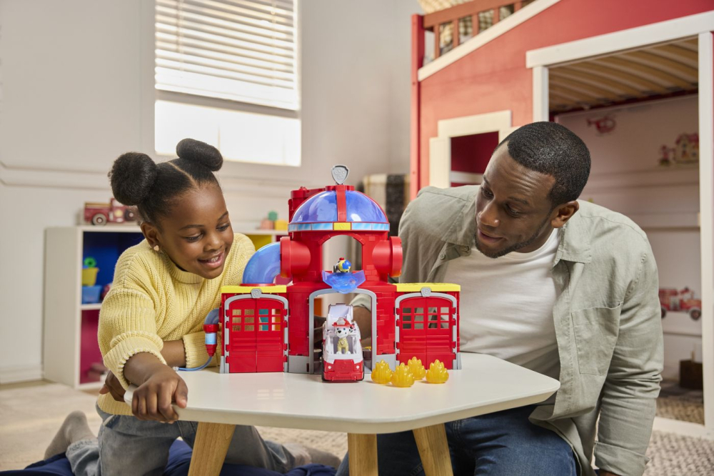 Spin Master-Patrula Catelusilor Statie De Pompieri Interactiva Cu Accesorii Si Figurina Marshall [3]