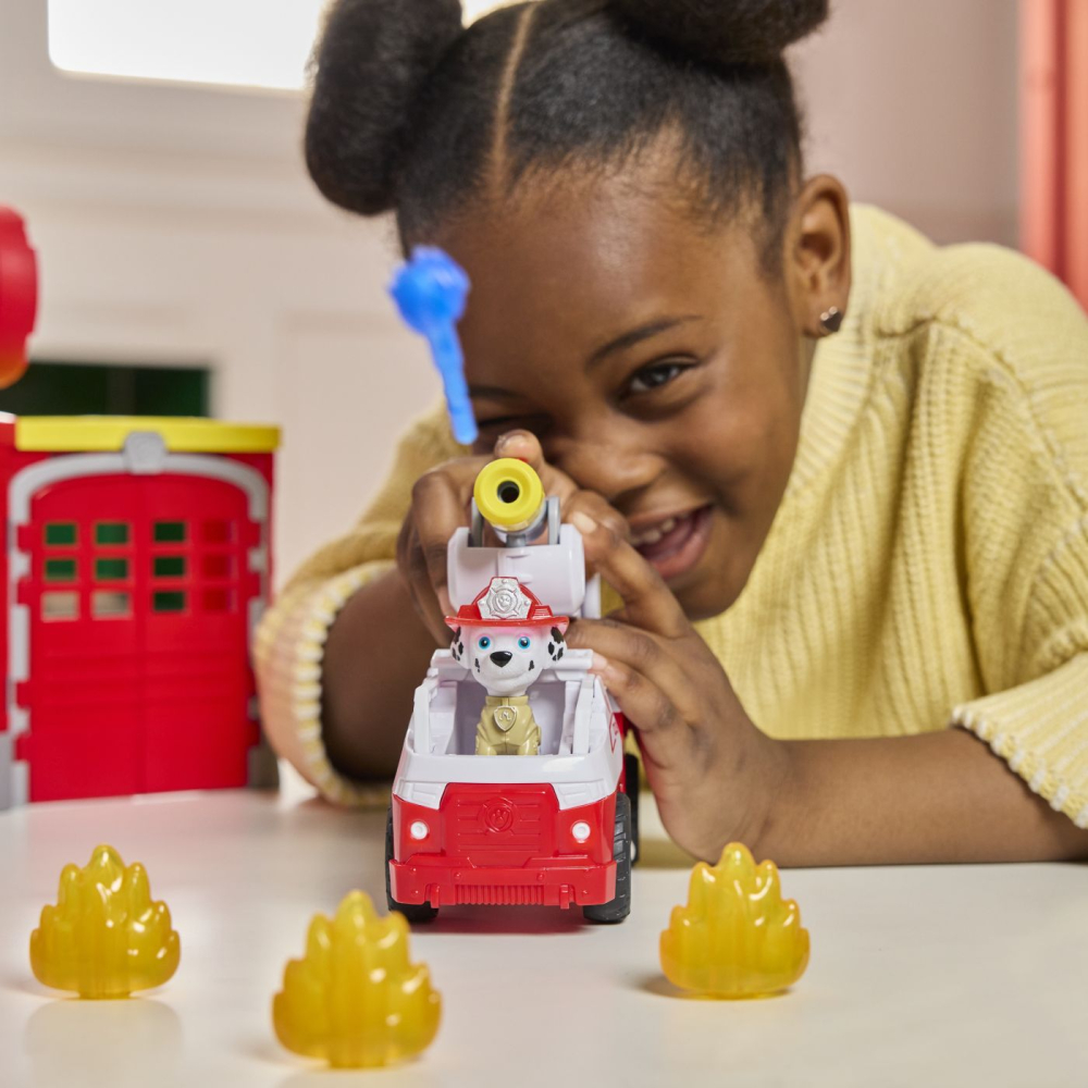 Spin Master-Patrula Catelusilor Statie De Pompieri Interactiva Cu Accesorii Si Figurina Marshall [6]