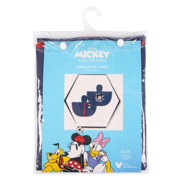Cerda-Pelerina de ploaie tip poncho, Michey Mouse, Bleumarin, 3 - 4 ani [3]
