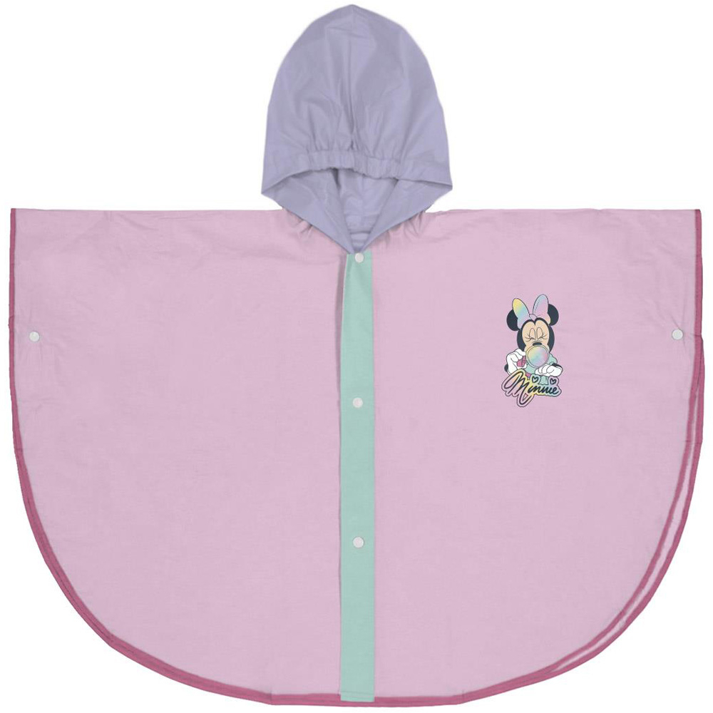 Pelerina de ploaie tip poncho, Minnie Mouse, Roz, 3 - 4 ani [1]