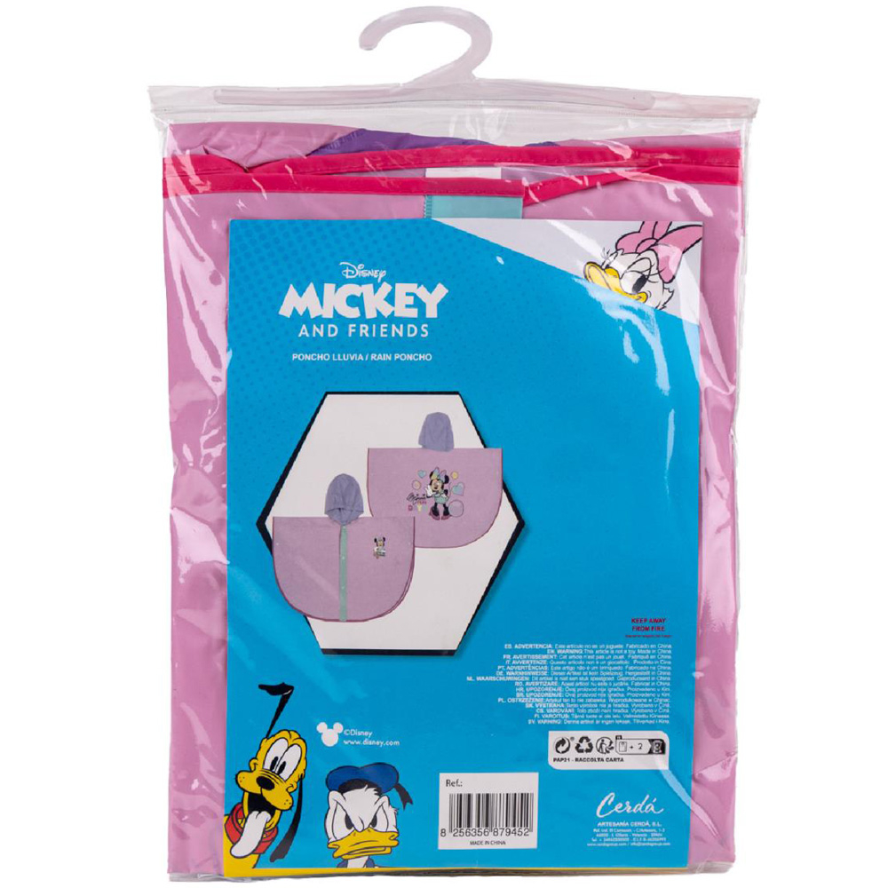 Pelerina de ploaie tip poncho, Minnie Mouse, Roz, 3 - 4 ani [4]