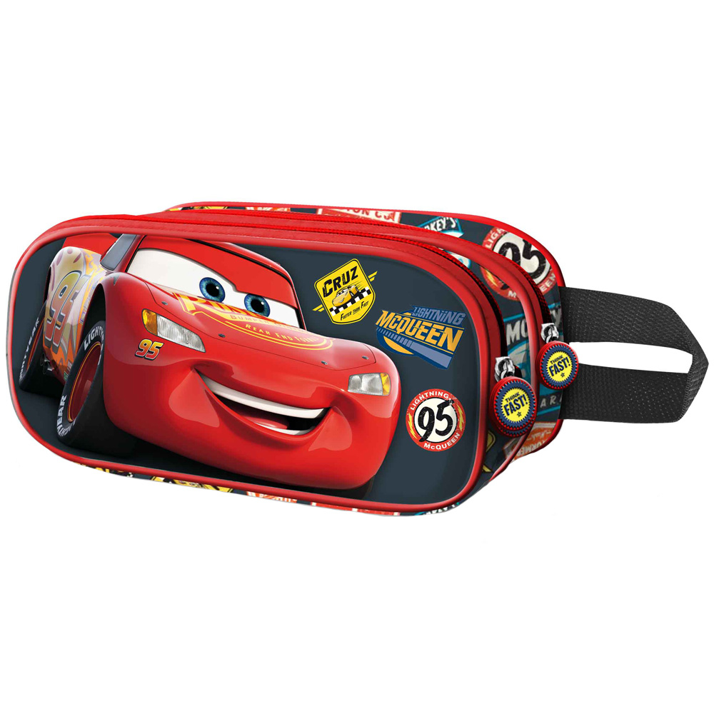 Karactermania-Penar 3D Cars Winner cu 2 compartimente, 22x9.5x8 cm [1]