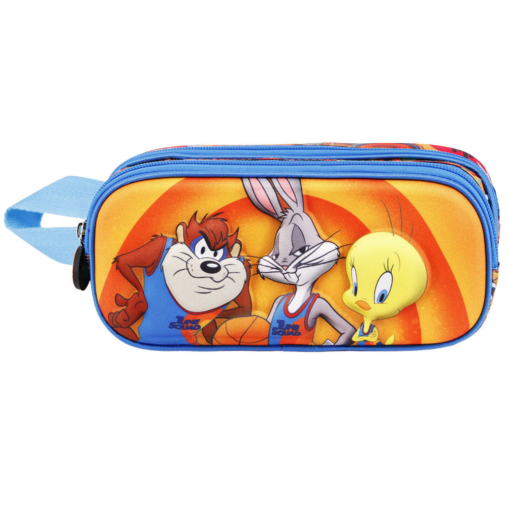 Penar 3D Looney Tunes Space Jam cu 2 compartimente, 22x9.5x8 cm [1]