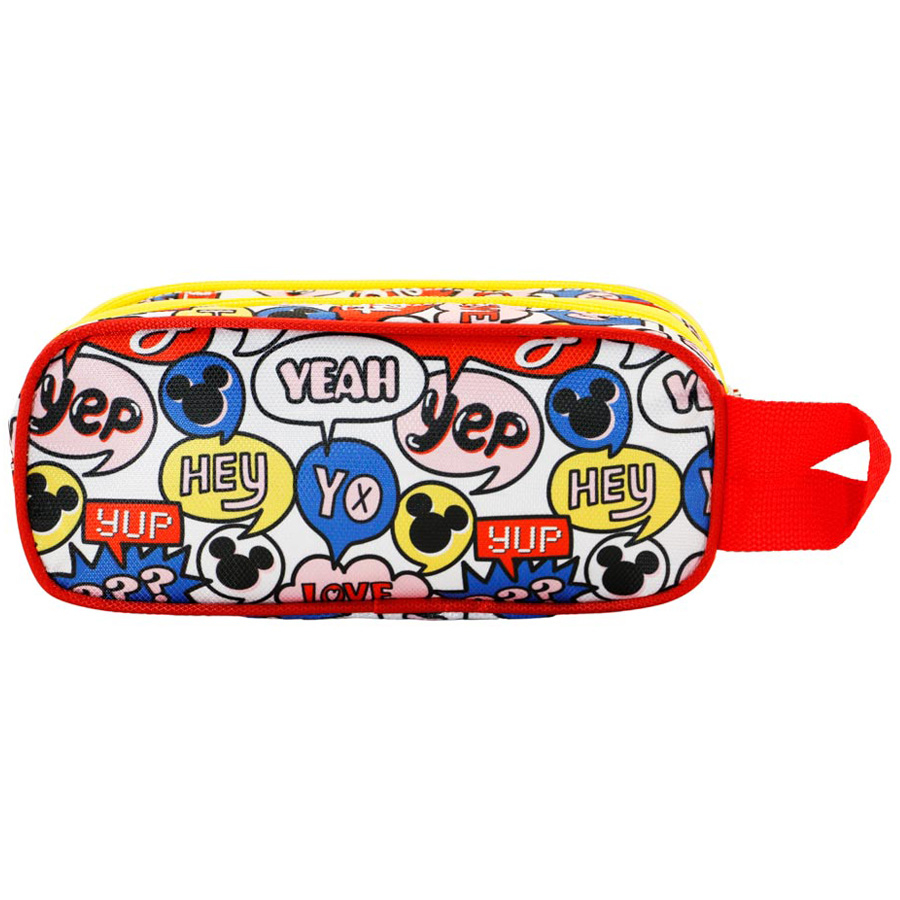 Karactermania-Penar 3D Mickey Mouse Yeah cu 2 compartimente, 22x9.5x8 cm [2]