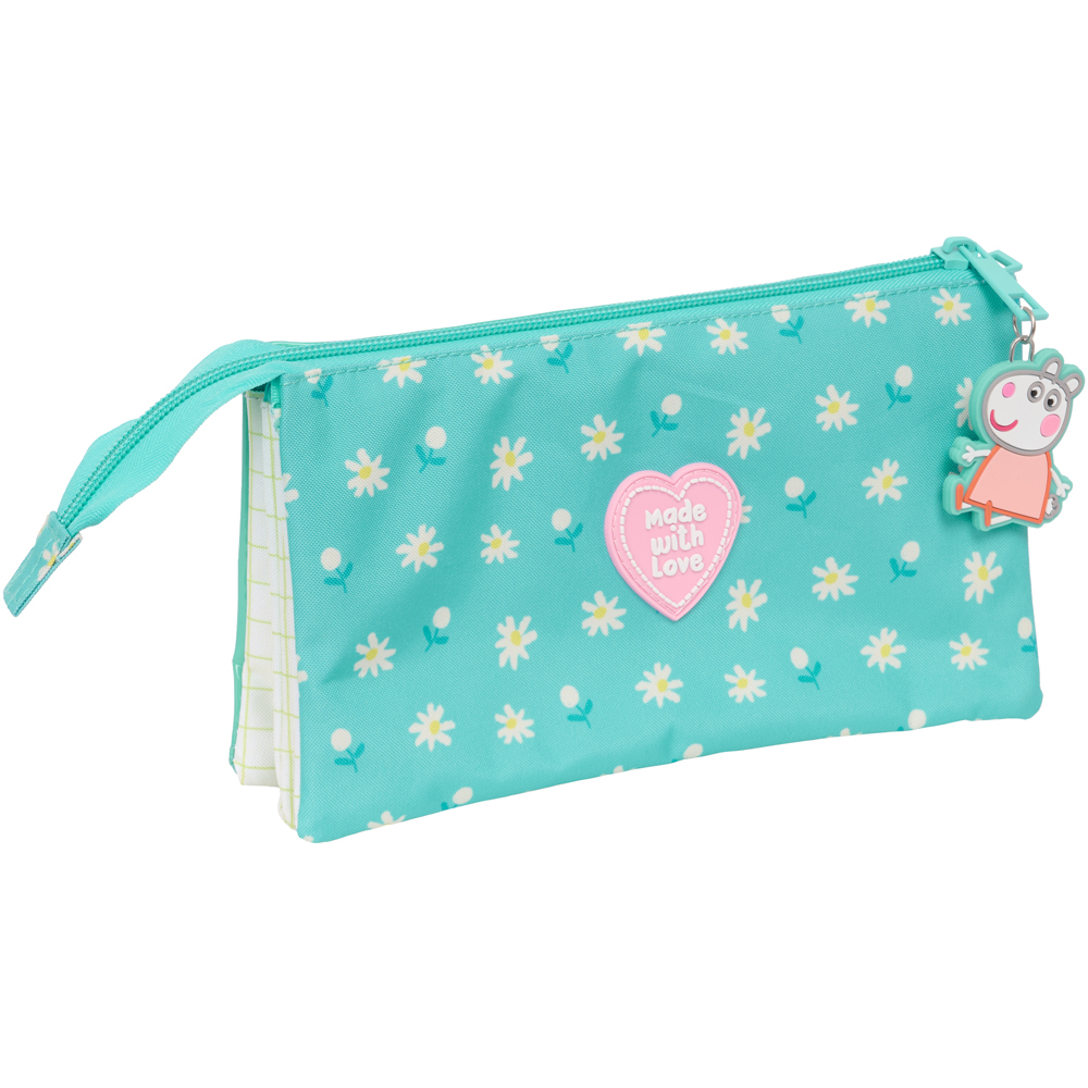 Safta-Penar Peppa Pig Pretty Flowers cu 3 compartimente, 22x12x3 cm [3]