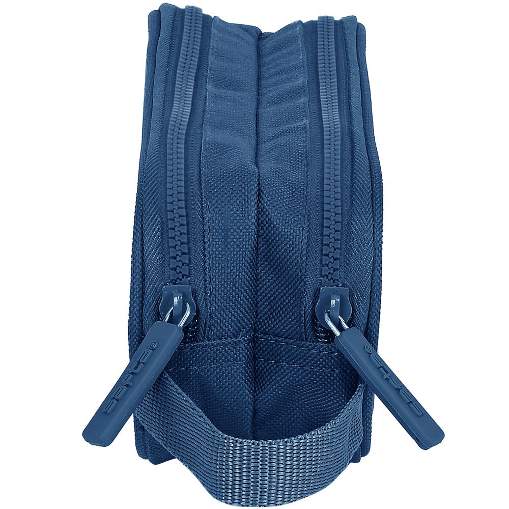 Safta-Penar Safta Basic Navy Blue cu 2 compartimente, 21x8x6 cm [3]