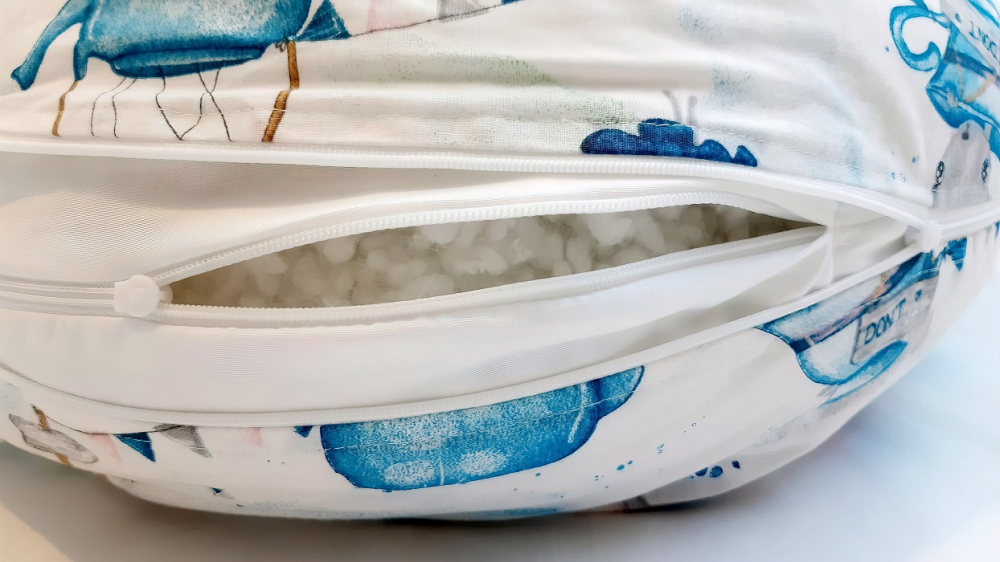 APPEKIDS-Perna pentru alaptare, 100% Bumbac, 60X60 cm, Appekids - Mouse [6]