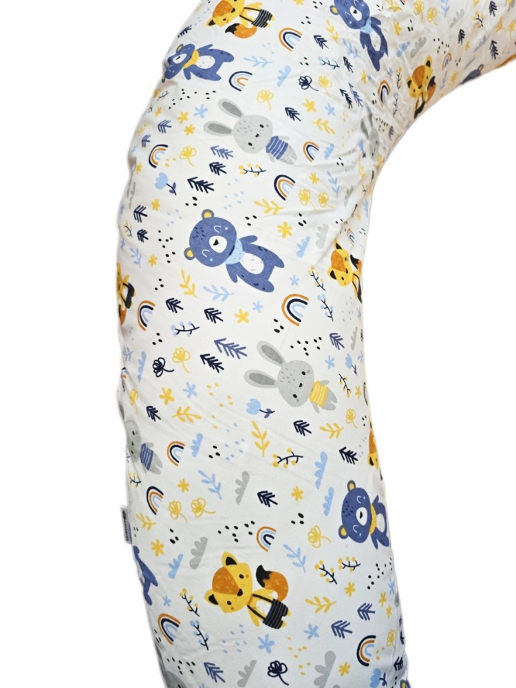 Perna pentru gravida, Fibre din silicon, 180 cm, Appekids - Forest [3]