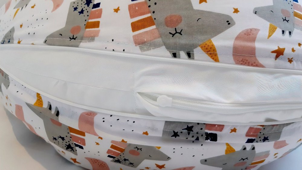 Perna pentru gravida, Fibre din silicon, 180 cm, Appekids - Pink [5]