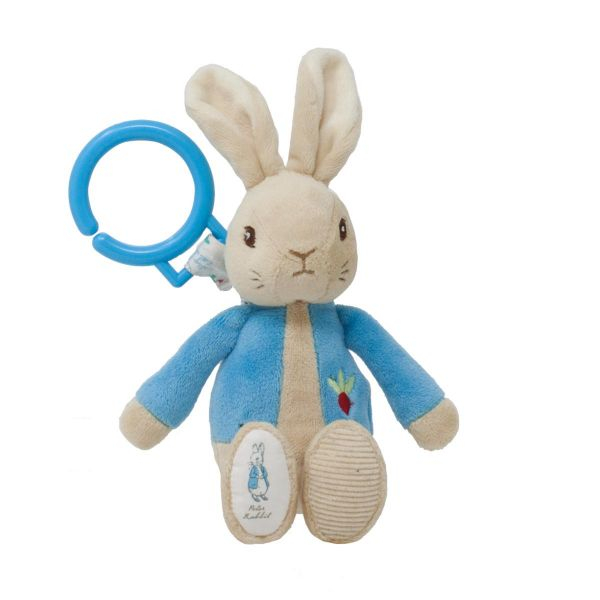 Rainbow Designs-Peter Rabbit | Jucarie atasabila din plus cu vibratii, 22 cm [1]