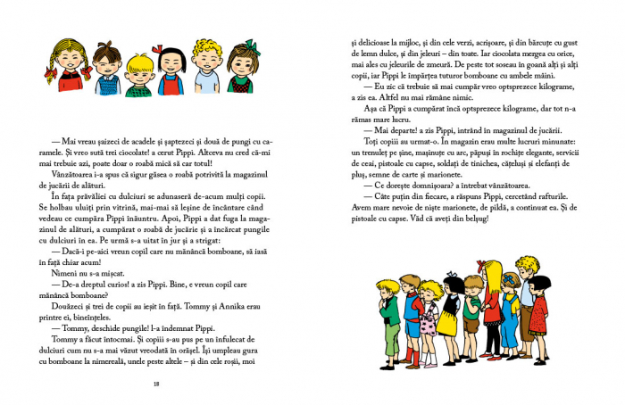 Pippi zokni vásárlás - készítette Astrid Lindgren, illusztrációk: Ingrid Nyman [5]
