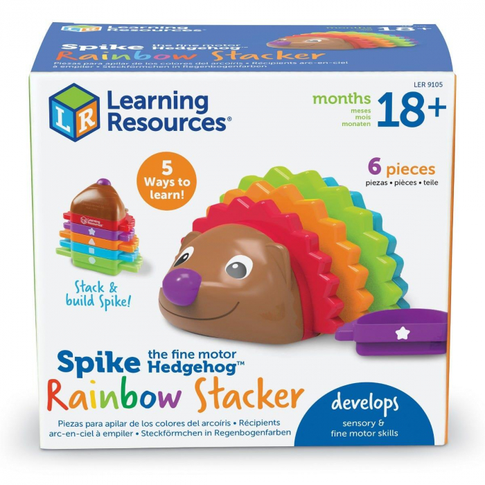 Learning Resources-Piramida curcubeu - Ariciul Spike [9]