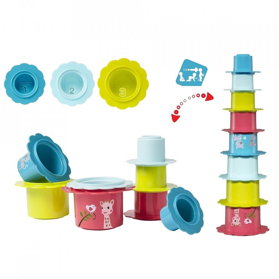 Piramida De Flori Girafa Sophie [4]