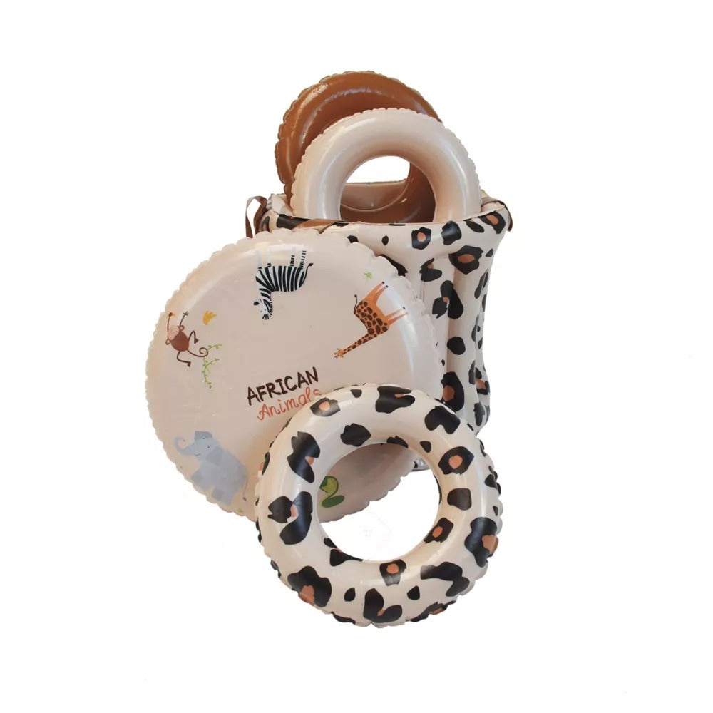 Swim Essentials-Piscina gonflabila copii Aventura LEOPARDULUI - psicina copii cu activitati Swim Essentials - jucarii de vara de exterior [2]