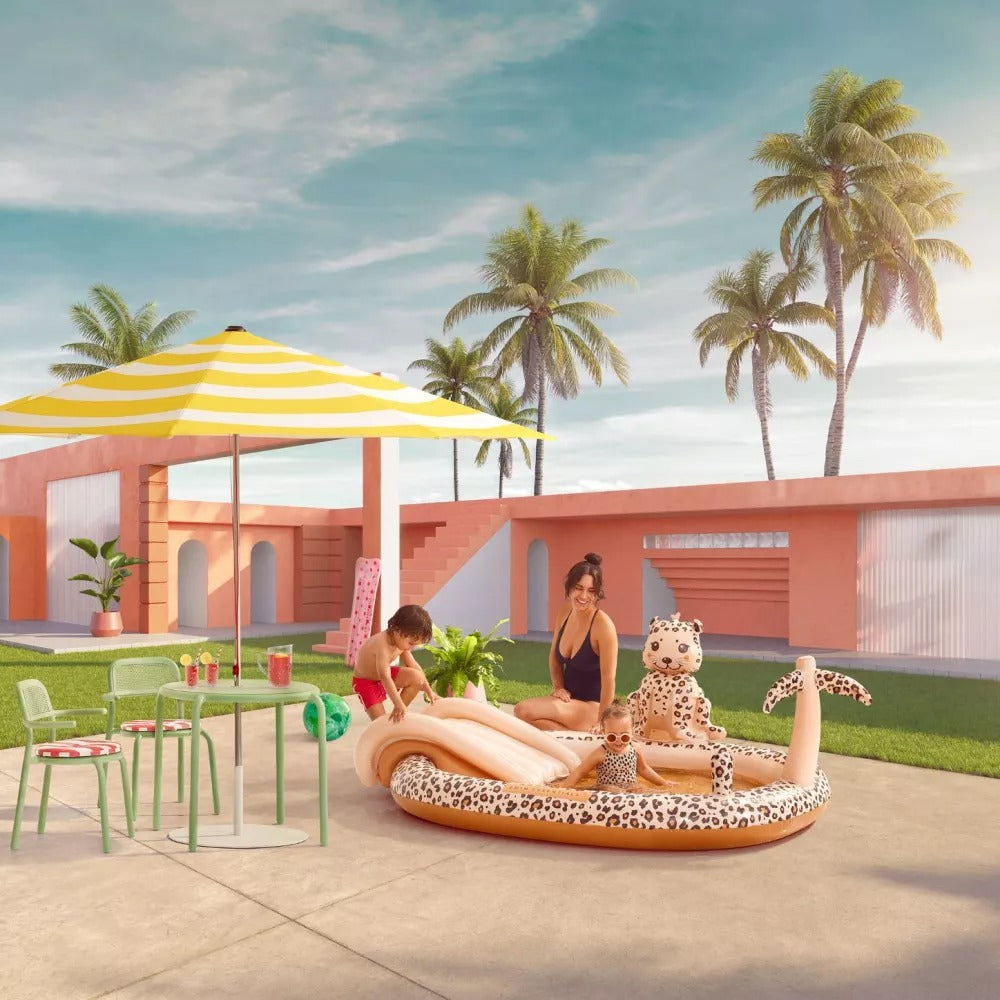 Swim Essentials-Piscina gonflabila copii Aventura LEOPARDULUI - psicina copii cu activitati Swim Essentials - jucarii de vara de exterior [8]