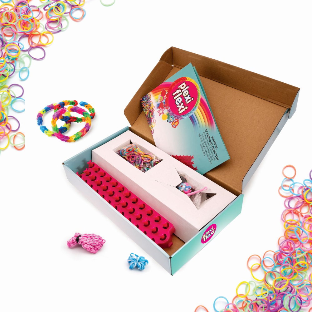 AS-Plexi Flexi Gherghef Pentru Impletit Cu 800 Elastice Din Cauciuc Si 15 Accesorii [2]