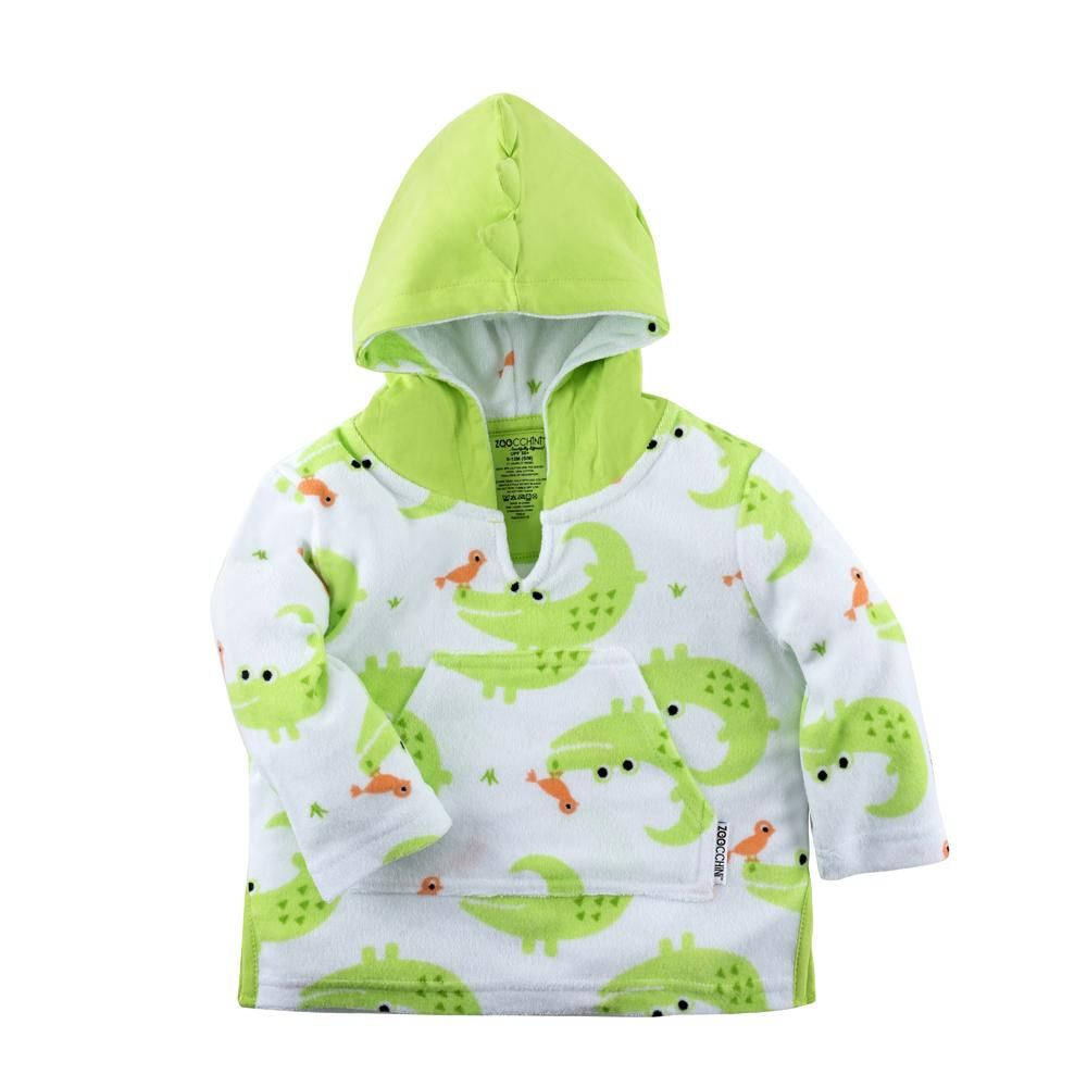 Poncho Baie UPF50 +, Zoocchini, 0-12 Luni, Alligator [1]
