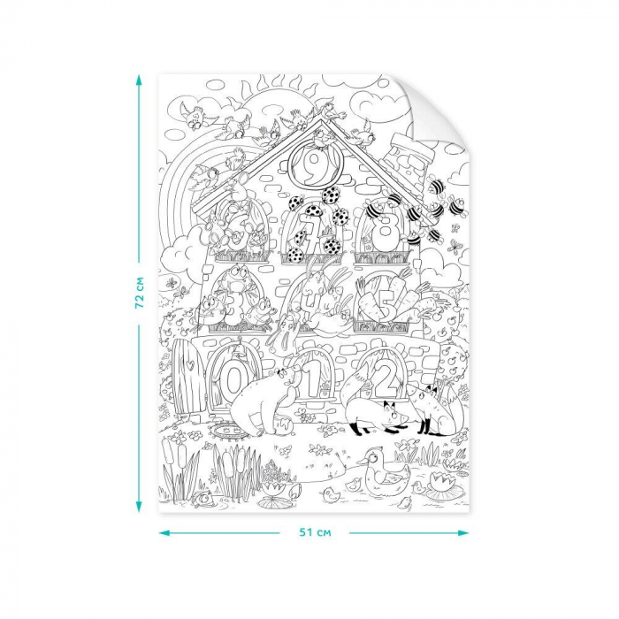 Dodo Poster de colorat - Numere [5]