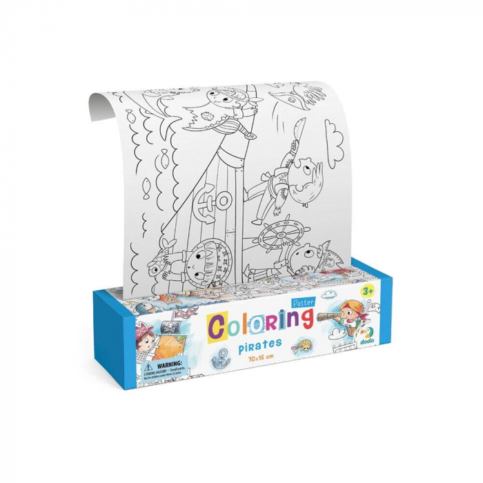 Dodo Poster de colorat - Pirati [2]