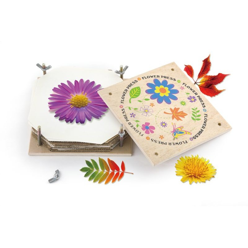 Viga-Presă de Flori din Lemn VIGA – Jucărie Montessori Creativă pentru Copii, Perfectă pentru Artă și Decor [3]