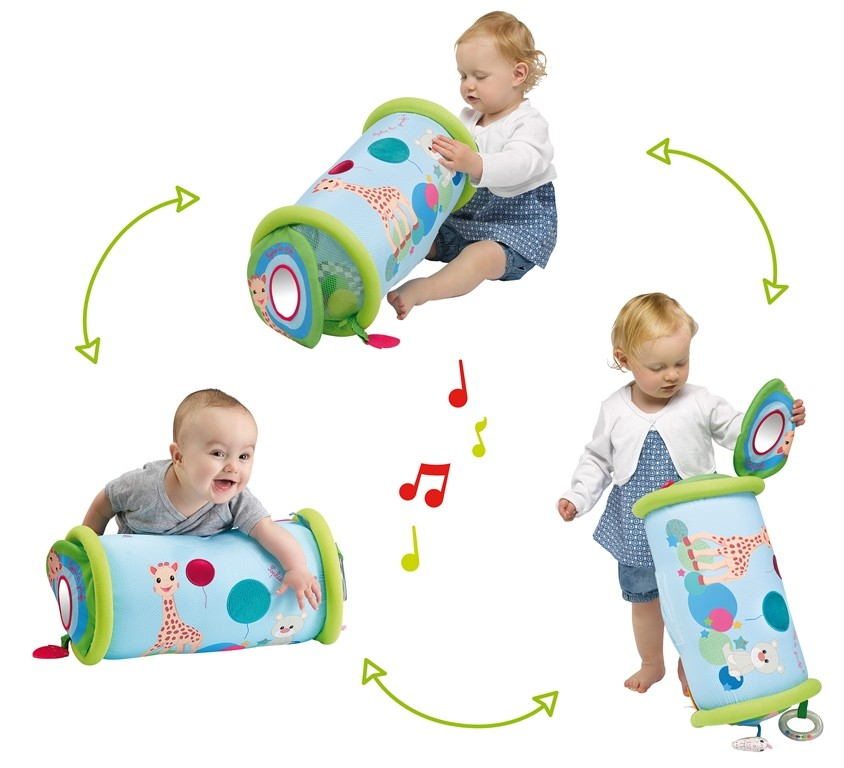 VULLI SAS-Prima Mea Jucarie Gonflabila Rollin' Cu Activitati Girafa Sophie [2]