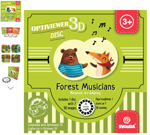 Interaktív játék Svoora Optiviewer 3D, 3+ év, piros - Copie [2]