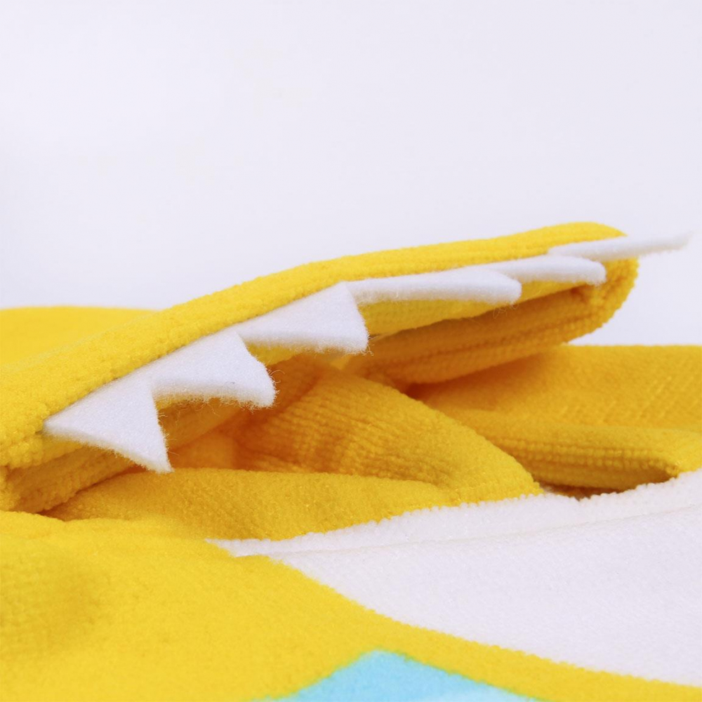Prosop poncho cu gluga, Baby Shark, 50 x 115 cm [4]