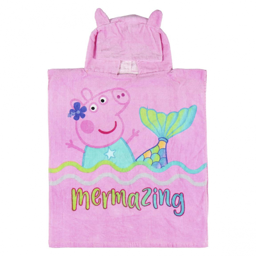 Cerda-Prosop poncho cu gluga, Peppa Pig, 50 x 115 cm [1]