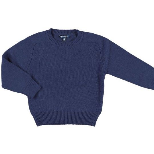 Pulover bleumarin din lana (310), 1 an / 80 cm [1]