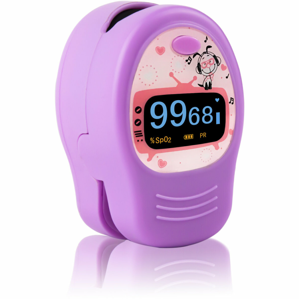 Pulsoximetru pentru copii, dispozitivÂ medical Roz [3]