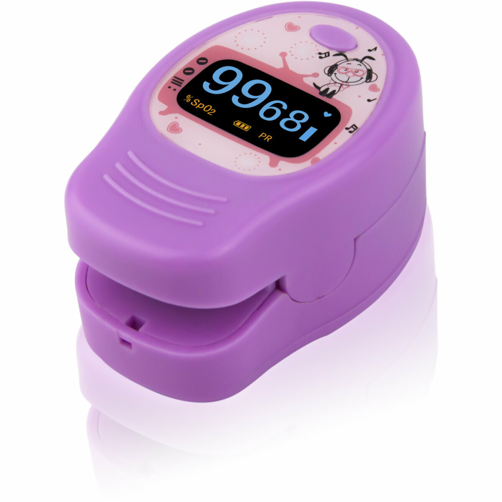 Pulsoximetru pentru copii, dispozitivÂ medical Roz [2]