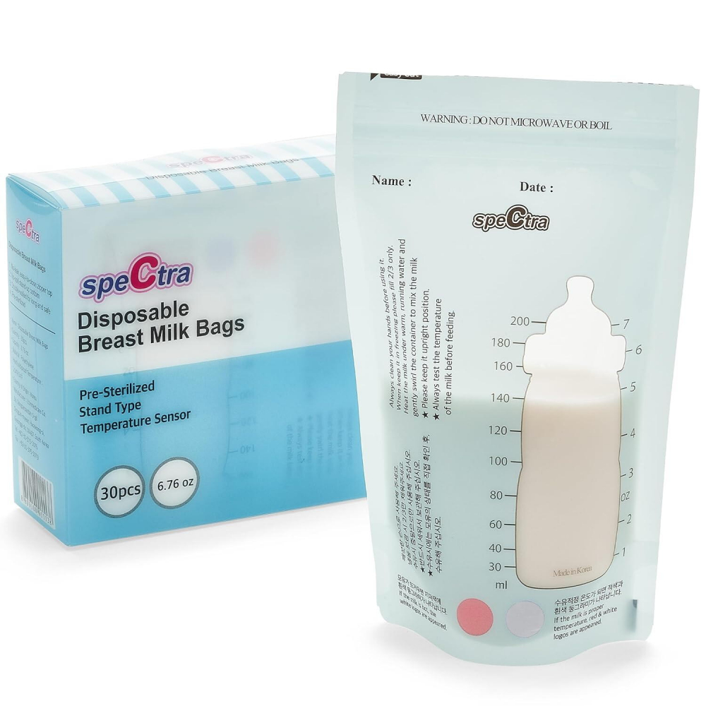 Pungi stocare lapte matern cu fermoar (30 buc.) [1]