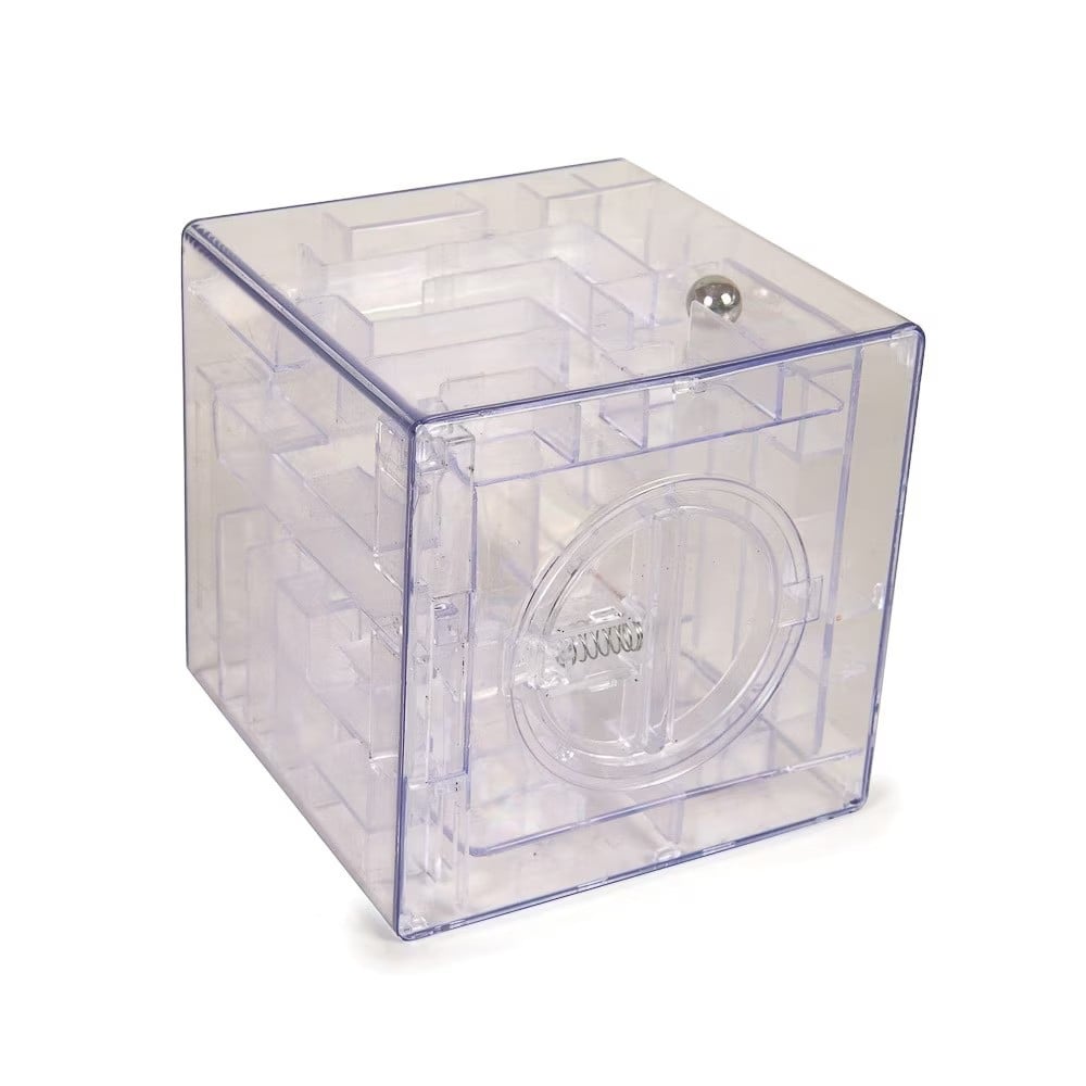 Funtimes-Pusculita Labirint, Funtime, transparent, plastic, 9 x 9 cm [2]