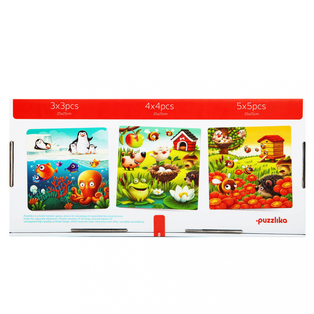 Cubika-Puzzle 3 in 1 Cubika "Animalutele Preferate" [3]