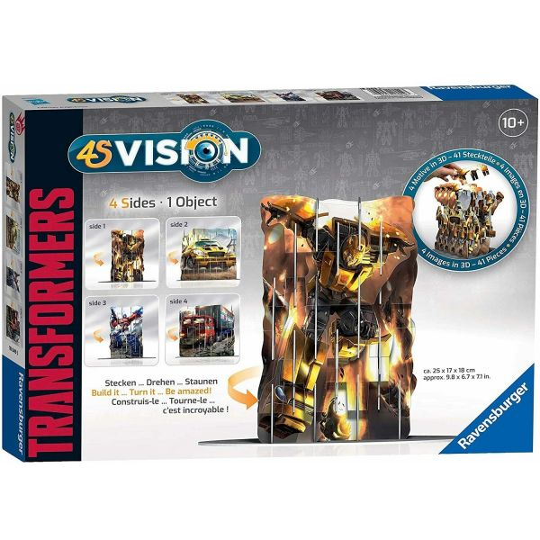 Ravensburger-Puzzle 3D cu 4 fete Transformers, Ravensburger [5]