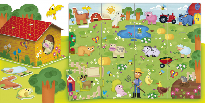 Lisciani Puzzle 3D - Ferma mea vesela [2]