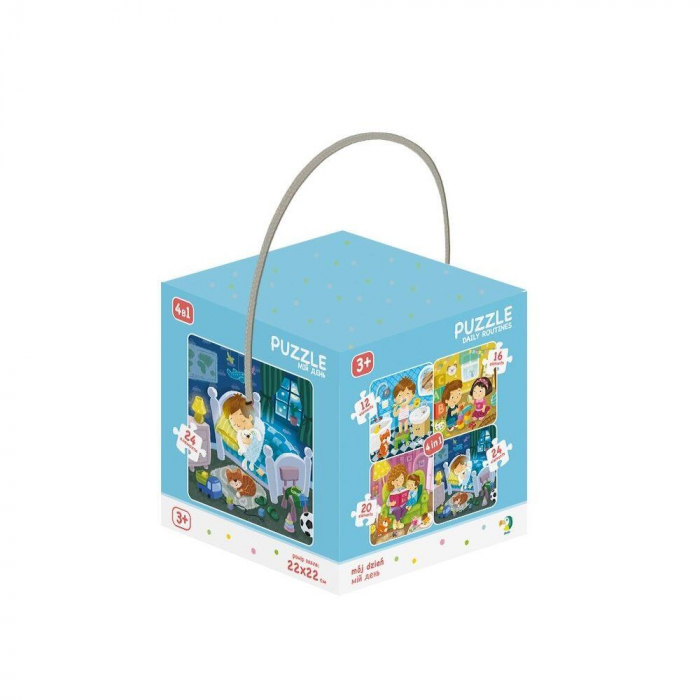 Dodo Puzzle 4 in 1 - Activitatile zilnice 121620 24 piese [2]