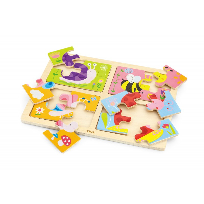 Puzzle 4 in 1 - Insecte [2]