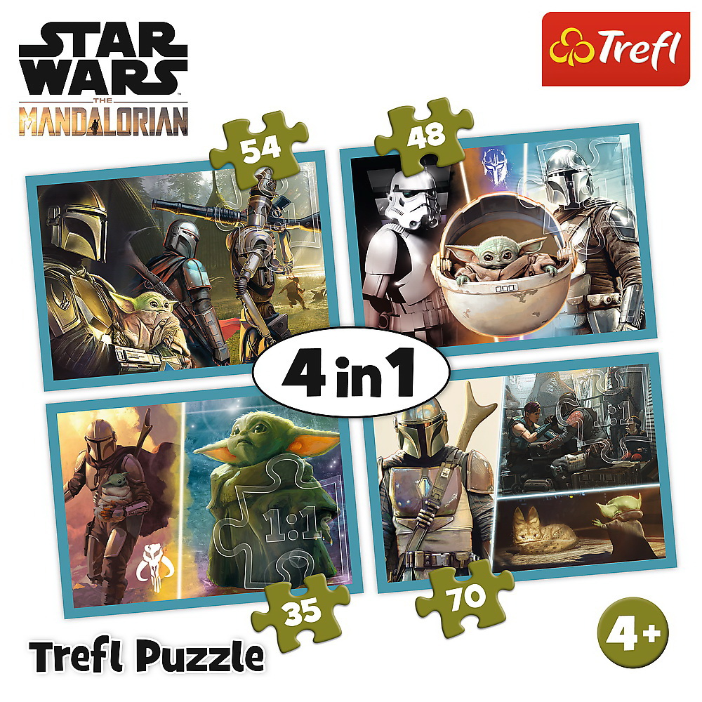 Puzzle 4In1 Mandalorian Si Lumea Lui [6]