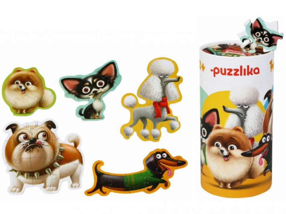 Cubika-Puzzle, 5 in 1 Cubika, "Dogs"  [5]