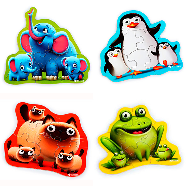 Puzzle 5 in 1, Cubika, Familia Potrivita [2]