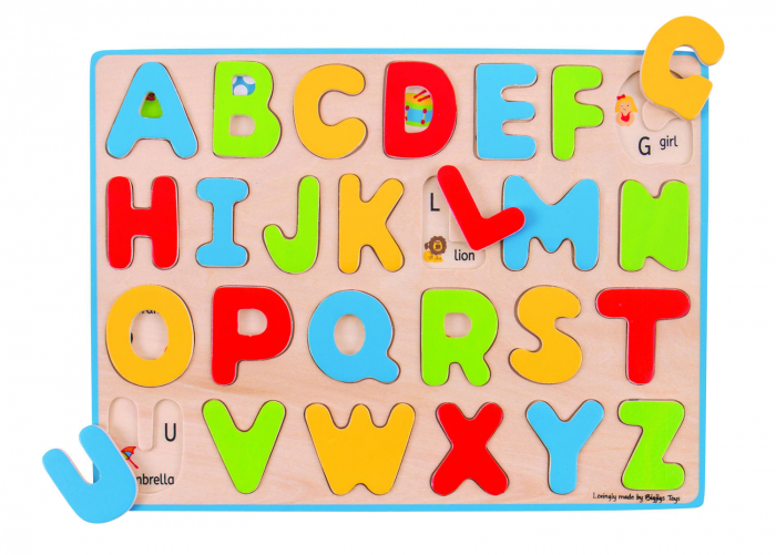 BigJigs-Puzzle ABC - Set alfabet cu 26 piese [2]