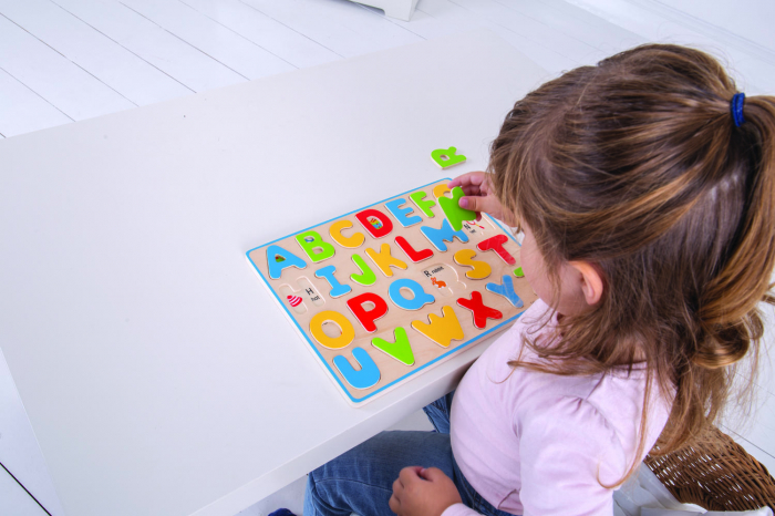 BigJigs-Puzzle ABC - Set alfabet cu 26 piese [4]