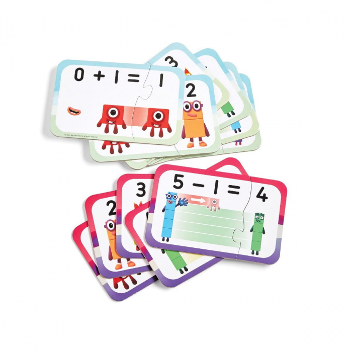 Hand2Mind Puzzle - Adunari si scaderi 1-10 - Numberblocks [5]