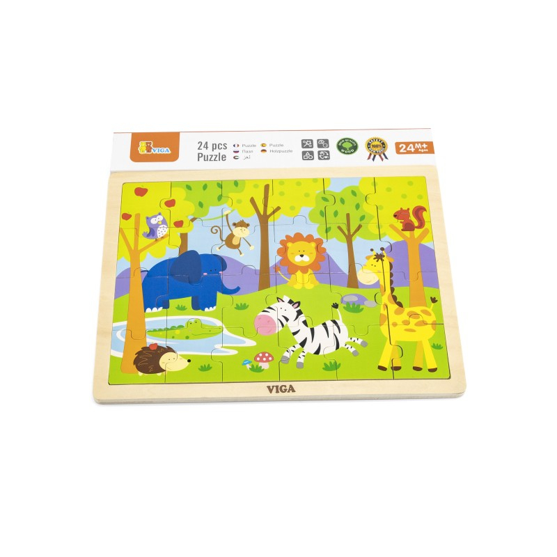 Viga-Puzzle animale din safari [3]