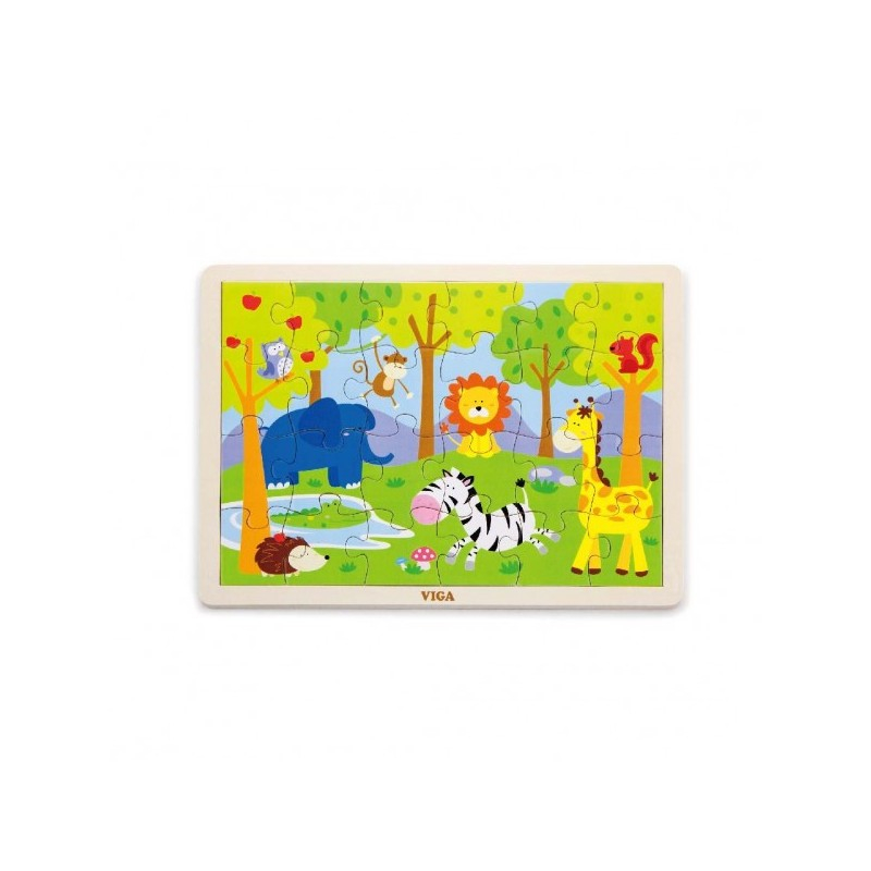 Viga-Puzzle animale din safari [4]