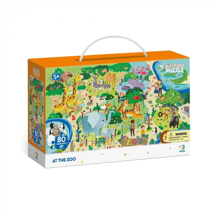 Dodo Puzzle - Animalute la ZOO 80 piese  [2]